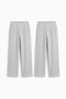 Women's Black Loose Fit High Waist Comfortable Stretchy Sweatpants with Pockets