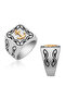 Silver Sailor Anchor Emblem Men's Ring - 2
