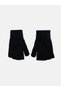 Black Cat Embroidered Girls' Gloves - 3
