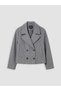 Gray Oversize Women's Cashmere Coat - 6