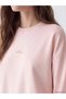 Pink Women's Thick Sweatshirt Tunic - 3