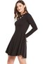 فساتين نسائية قصيرة بأكمام طويلة وياقة مستديرة (MOAW14D02-62) - 8