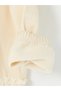 Beige Hooded Embroidered Girls' Sweatshirt - 2