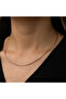 Silver omega choker chain - 3
