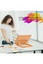 لوح رسم خشبي صلب من خشب الزان مقاس A3، حامل رسم مكتبي قابل للتعديل بـ 4 أوضاع للرسم والتخطيط - 6