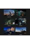 Rechargeable Head light Torch, 3 Led Adjustable Light With Motion Sensor 10 Modes, Red Flashlight An - 4