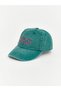 Green Slogan Embroidered Women's Cap Hat - 3