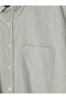 Standard Fit Striped Gabardine Men's Shirt from Uzg Store for Style Enthusiasts - 7