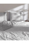 Pierette Double 100% Cotton Coco Crep Printed Sheet and Duvet Cover Set - Gray - 4
