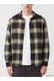 Green Regular Fit Plaid Flannel Men's Shirt - 3