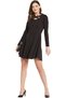 فساتين نسائية قصيرة بأكمام طويلة وياقة مستديرة (MOAW14D02-62) - 7