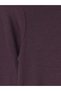 Purple Plus Size Boat Neck Blouse - 3