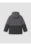 Black Hooded Boy's Ski Jacket - 4