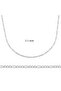 2.10 mm Silver Figaro Chain - 0.60 Micron - 6