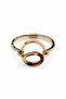 Geometric Shaped Gold Handcuff Bracelet