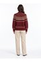 Ethnic Patterned Half Fisherman Knitwear Sweater Trk 181 - 5