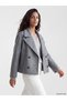 Gray Oversize Women's Cashmere Coat