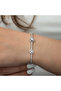 Silver Three Stone Waterway Bracelet - 6