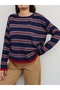 Crew Neck Oversize Knitwear Blouse - 2