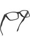 3 Pack Reading Glasses for men women with Spring Hinge, Black PC Frame - 5
