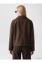 Brown Oversize Women's Cashmere Coat - 5