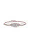 ​ Silver Rose Baguette Bracelet