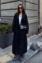 Women's Black Ultra Soft Relaxed Knitwear Cardigan - 2