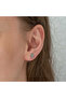 Silver Flower Stud Earrings - 3