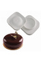 Silicone Mini Square and Round Cake Mold 7 cm (3 Pieces Each) - 3