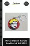 Special Edition Anime Accessory Gift Metal Rotating Naruto Keychain Alk3092