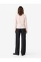 Wool Blend Long Sleeve Crew Neck Knitwear Sweater - 3