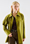 Collection Yakali Basic Shirt Green - 3