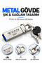 16 Gb USB Flash Memory USB 2.0 Metal Keychain Data Traveler with Keychain - 3