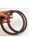 Coffee Acrylic Look Bag Handle Round Model - 2