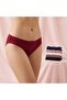Kadın Yüksek Bel Basic Dantelli Bikini Külot - 2