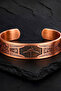 Men's Copper Bracelet Handmade with Ever Motif Adjustable Men's Copper Bracelet - 3