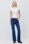 Women's High Neck Ribbed Short Sleeve Blouse - 7