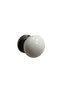 F-398 Sude Polymer White Button Handle Antique Yellow Foot (F-398-D-91) - 3