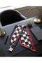 Dama Rouge Patterned Tie/Scarf - 2