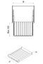 Hidden Rail Aluminum Trouser Rack with Brake Anthracite Module 80cm (S-6709-A) - 3