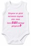 Dad I'M Coming to See You Pink Written 100% Cotton Printed Baby Bodysuit Short Sleeve