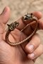 Men's Copper Bracelet with Wolf Head Figure, Adjustable Copper Bracelet - 4