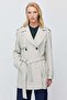 Women's Double-Breasted Short Trench Coat