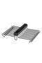 Telescopic Rail Aluminum Trouser Rack Double Brake Anthracite Module 70 cm (S-6723-A) - 2