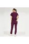 Luxury Lycra Gray Top and Bottom Set Doctor Nurse Uniform Colorful Phone Holder with Gift - 3