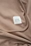 Organic Cotton Brown Baby Blanket - 4