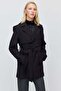 Women's Double-Breasted Short Trench Coat - 5