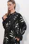 Bdart Floral Patterned Crew Neck Maxi Dress - 5