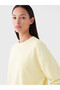 Alita City Yellow Diver Fabric with a Difference, Plain Comfortable & Relaxing Women's Sweatshirt Tunic - 3