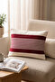 Violet Textured Rectangular Throw Pillow Cover |   Modern Decorative Case |   45 X 33 cm - 2